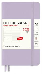 Kalender Leuchtturm1917 A6 Soft vecka/notes Lilac 2023