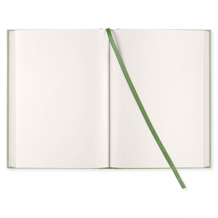 Olinjerad Blank Book A5 256 sidor Green Leaf