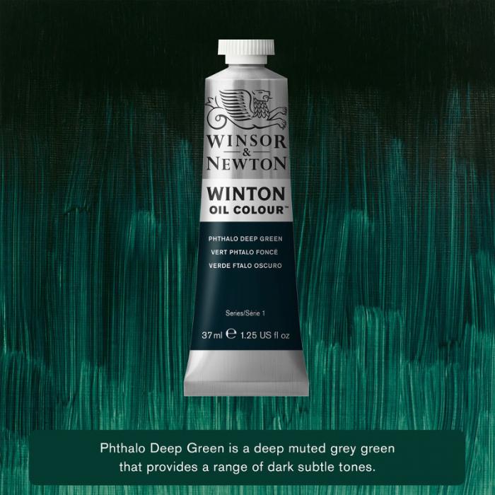 Oljefrg W&N Winton 37ml Phthalo Deep Green 048