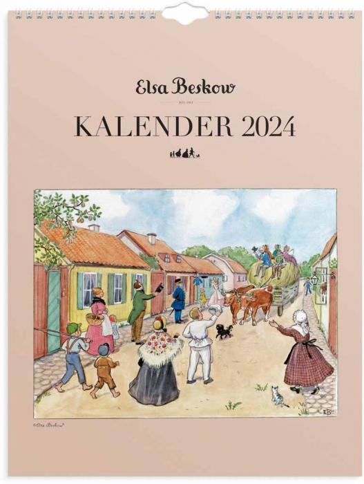 Väggkalender Elsa Beskow 2024
