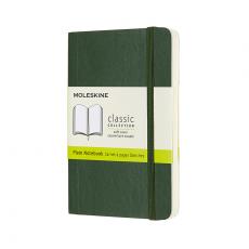 Moleskine Moleskine Classic Soft Pocket Plain Notebook Myrtle Green - Kalenderkungen.se