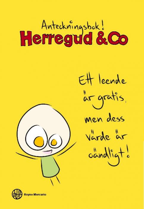 Förlagssystem Anteckningsbok Herregud & Co Gul - Kalenderkungen.se