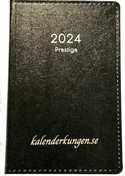 Prestige svart konstlder inbunden 2024