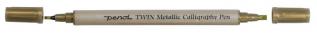Kalligrafipenna Penol Met. 2,5 - 3,5 mm Guld