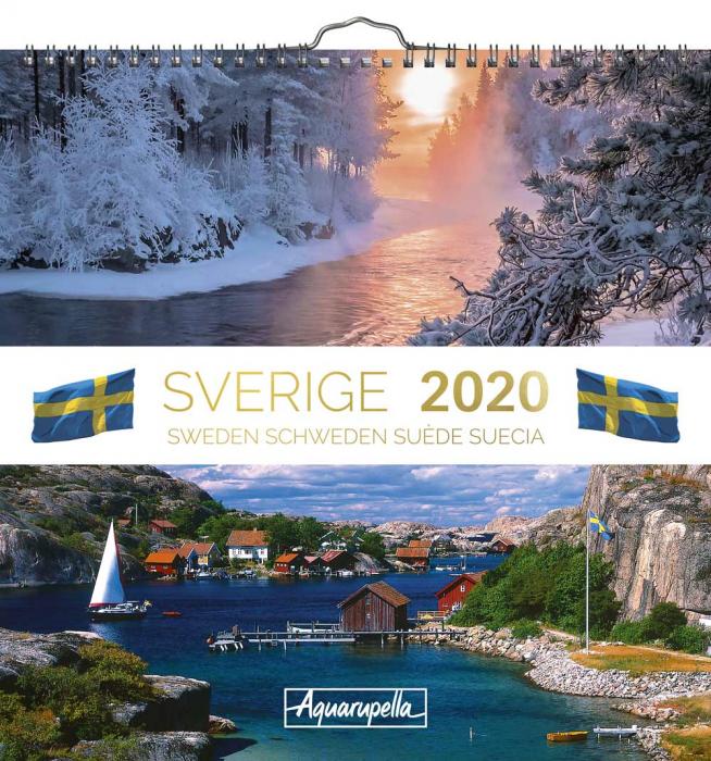 Aquarupella Sverigekalendern 2020 - Kalenderkungen.se