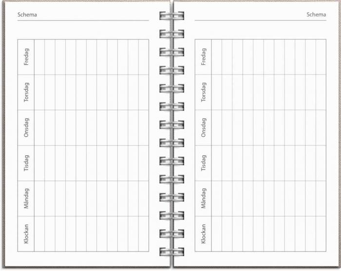 Kalender Compact Nomad beige 2023-2024