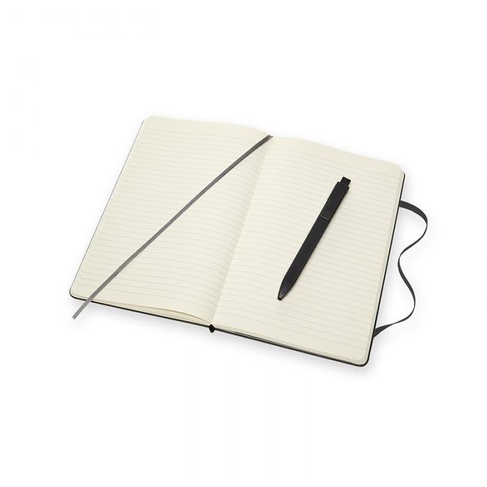 Moleskine Notebook Large & Go Pen set svart