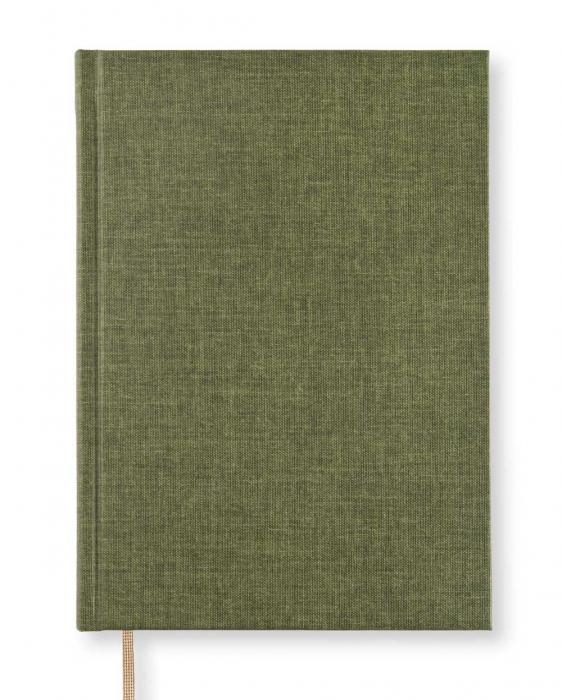 Linjerad Notebook A5 128 sidor Khaki Green