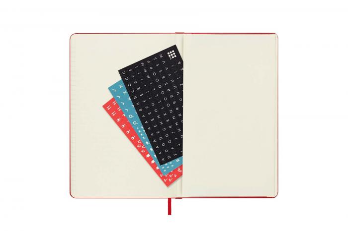 Moleskine Veckokalender L Red Hard 2022-2023