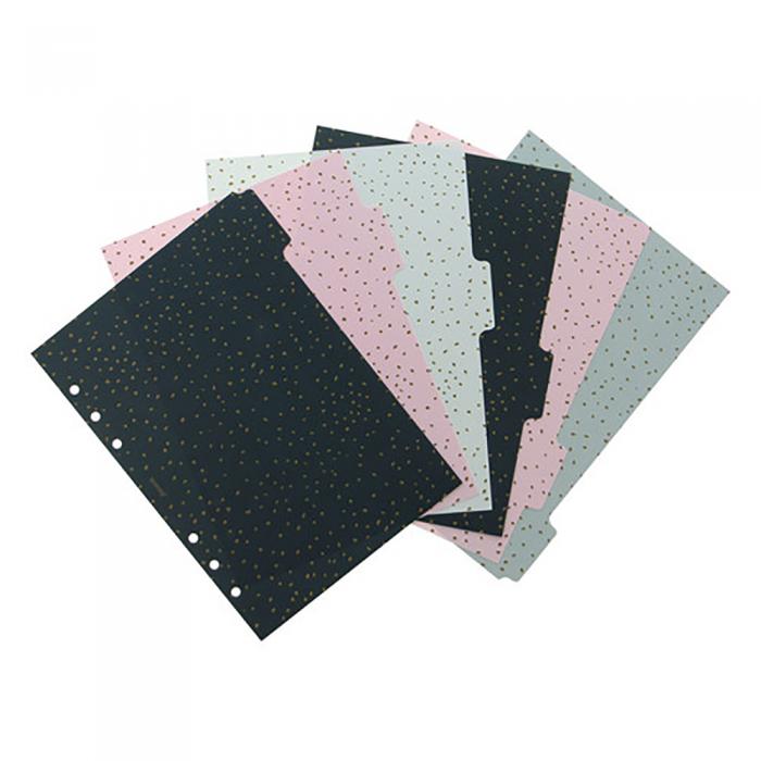 Filofax A5 Dividers Confetti