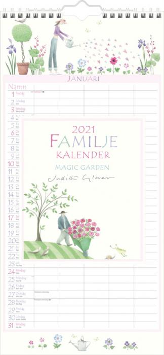 Familjekalender Magic Garden 2021