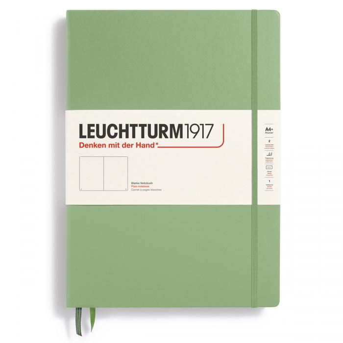 Leuchtturm Notebook A4+ hard Sage olinjerad