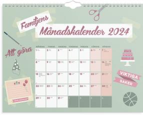 Familjens Månadskalender 2024