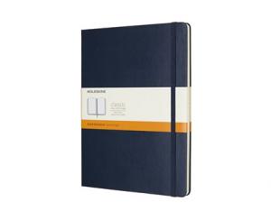Moleskine Notebook X-large Hard Cover - Blå - Linjerad 