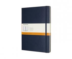Moleskine Notebook X-large Hard Cover - Blå - Linjerad