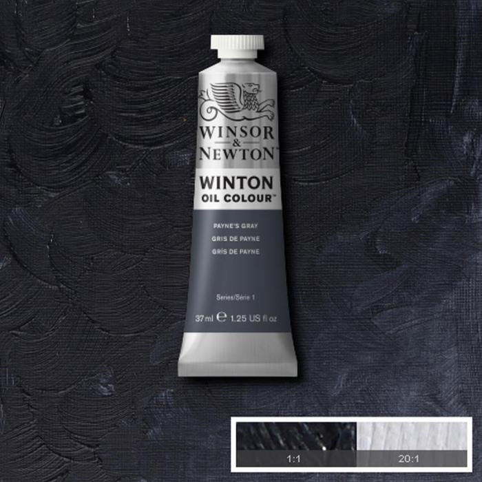 Oljefärg W&N Winton 37ml Payne´s gray 465
