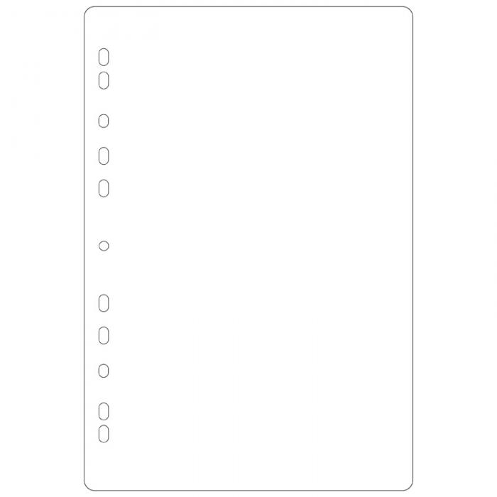 Fotoblad A4+ 235x330mm Vit 25-pack