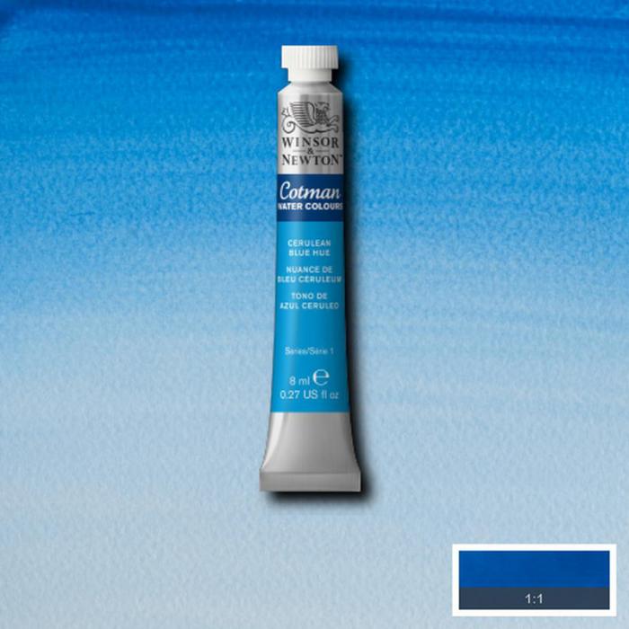 Akvarellfrg Cotman 8ml Cobalt blue hue 179