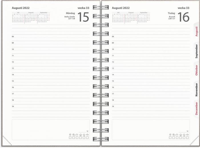 Kalender 22/23 Dagbok A5 Nomad beige