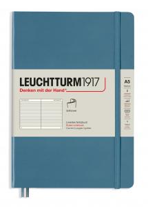 Leuchtturm Notebook A5 soft Ruled Stone blue