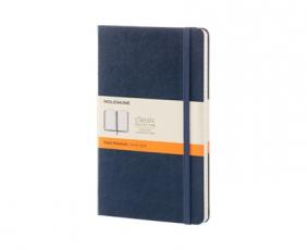 Moleskine Ruled Classic Notebook Large - Blå 13x21cm