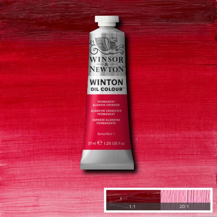 Oljefrg W&N Winton 37ml Permanent alizarin crimson 468