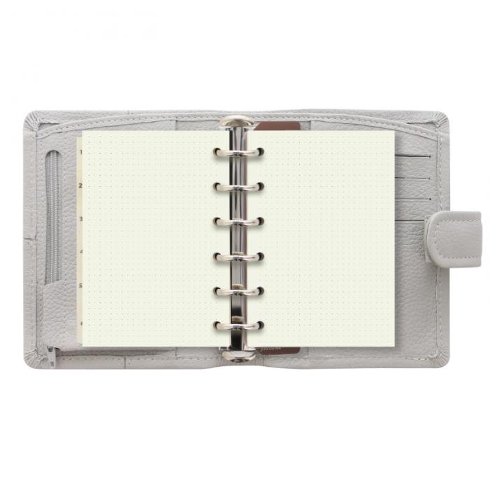 Filofax Classic Stitch Pocket Grå