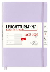 Kalender 22/23 Leuchtturm1917 A5 v/notes Lilac soft