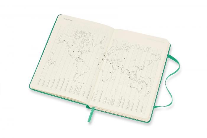 Moleskine Veckokalender Pkt Hard 21/22 Grön