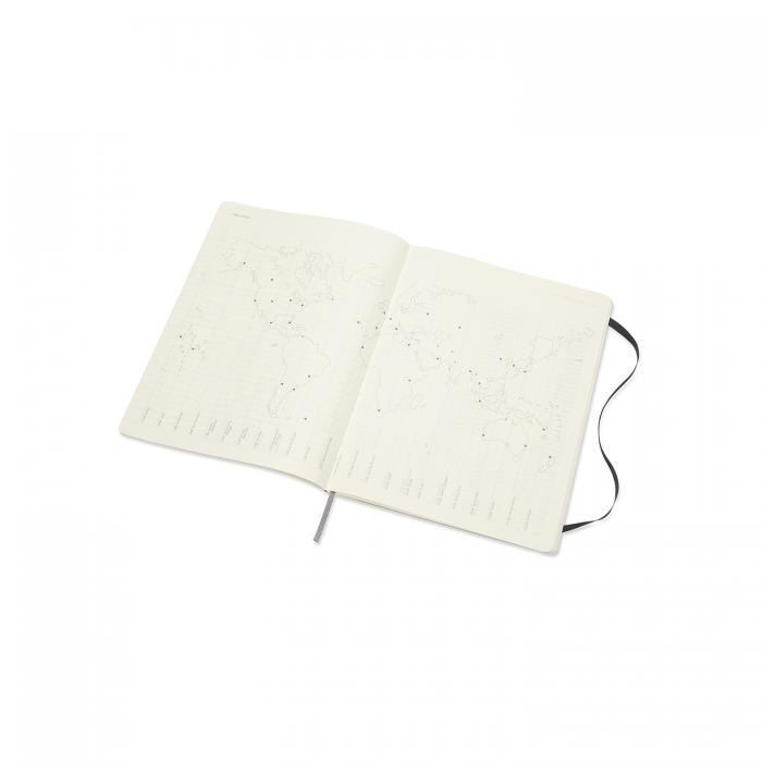 Moleskine Moleskine Monthly Notebook svart soft XL 20/21 - Kalenderkungen.se