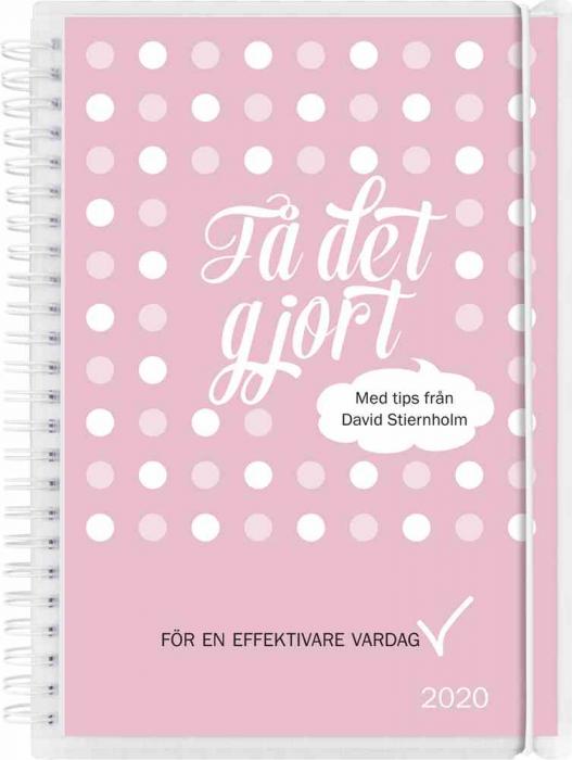 Burde Publishing AB F det gjort A5 rosa 2020 - Kalenderkungen.se