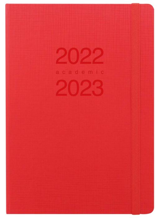 Kalender Letts Memo A5 rd studieret 2022-2023