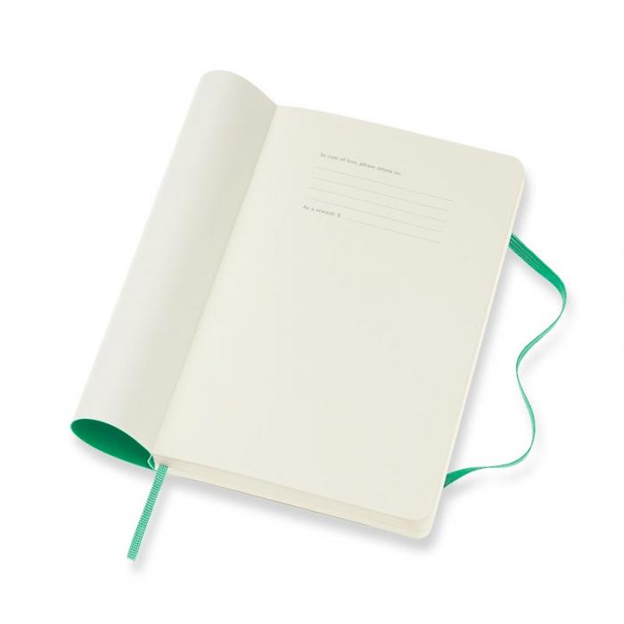 Moleskine Weekly notebook Large Green Soft 2022