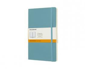 Moleskine Notebook Large Soft Cover - Reef Blue - Linjerad