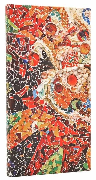 Kalender Paperblanks Gaudi´s Sun Slim Horizontal 2026