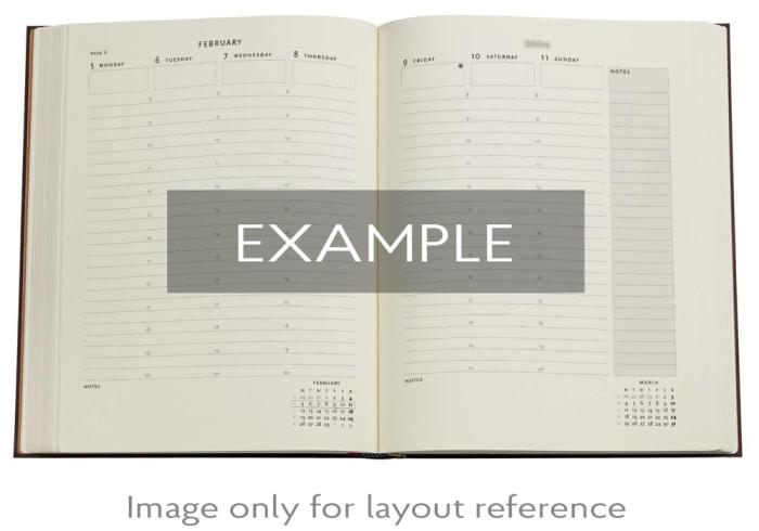 Kalender Paperblanks 18-months Ultra Van Gogh´s Irises Vertical 2026