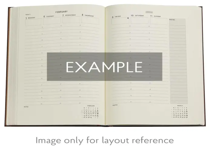 Kalender Paperblanks 18-months Layla Vertical 2026