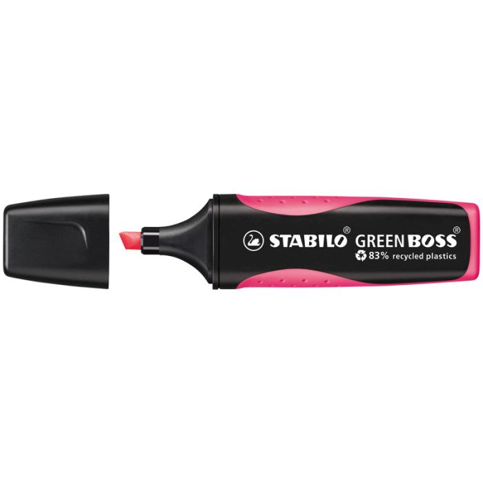Överstrykningspenna Stabilo Green Boss Rosa 