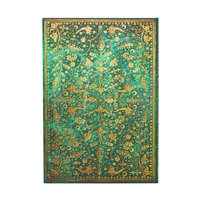 Kalender Paperblanks Grande Vertical Emerald Flower 2027