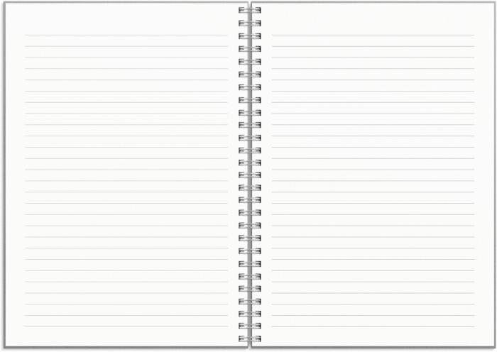 Kalender Senator A5 Textile ljusgrå 2026-2027