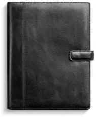 Business Systemkalender svart skinn 2026