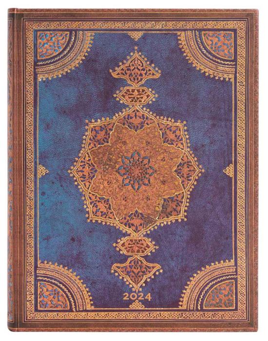 Kalender Paperblanks Ultra Daily Safavid Indigo 2024