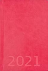 Weekly A5 rosa konstläder 2021