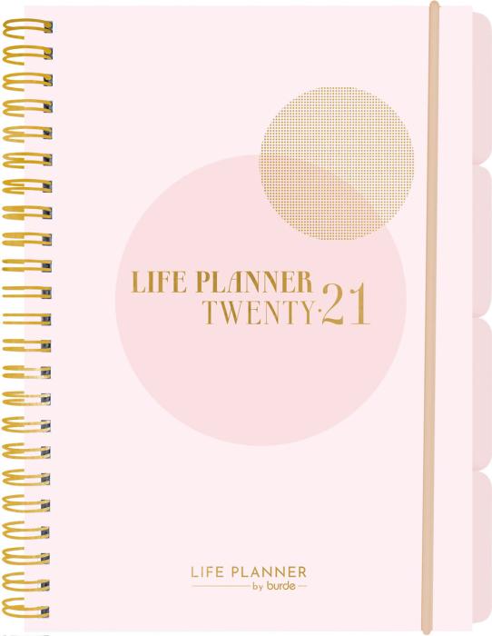 Life planner A5 rosa 2021