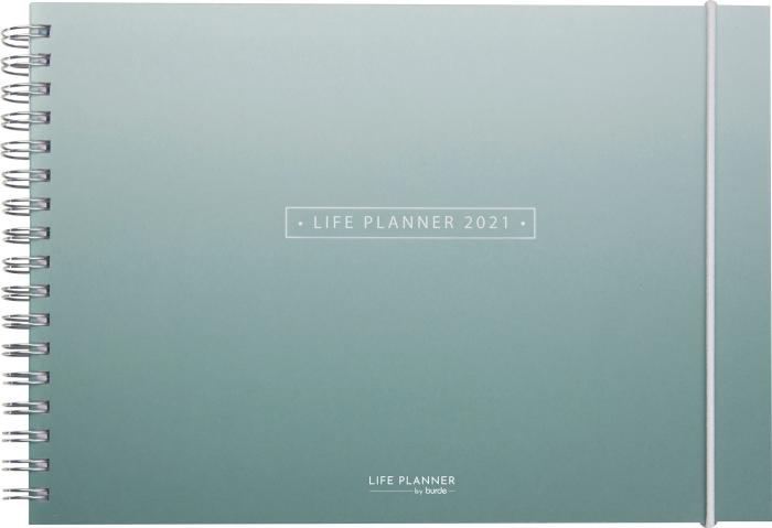Life planner A5 2021 green