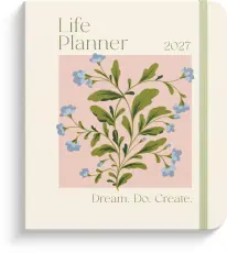 Life Planner Delicate Flowers 2027