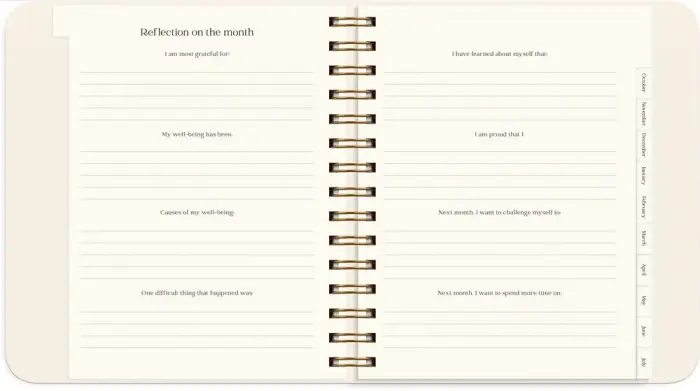Life Planner Delicate Flowers 2027