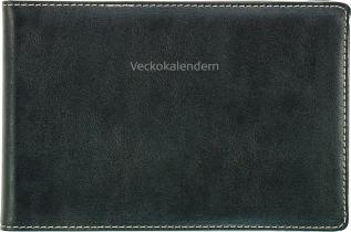 Veckokalender svart konstläder 2021