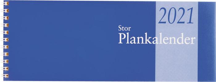 Stor plankalender spiralbunden 2021
