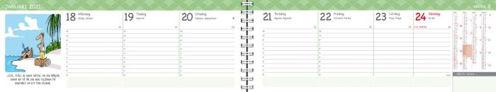 Stor plankalender humor 2020